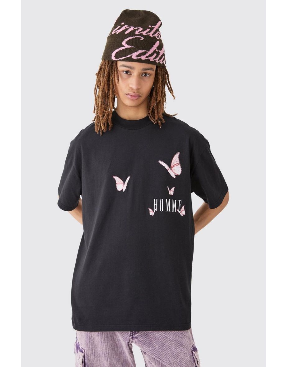 Oversized Limited Edition Cupid T-shirt - black - 2
