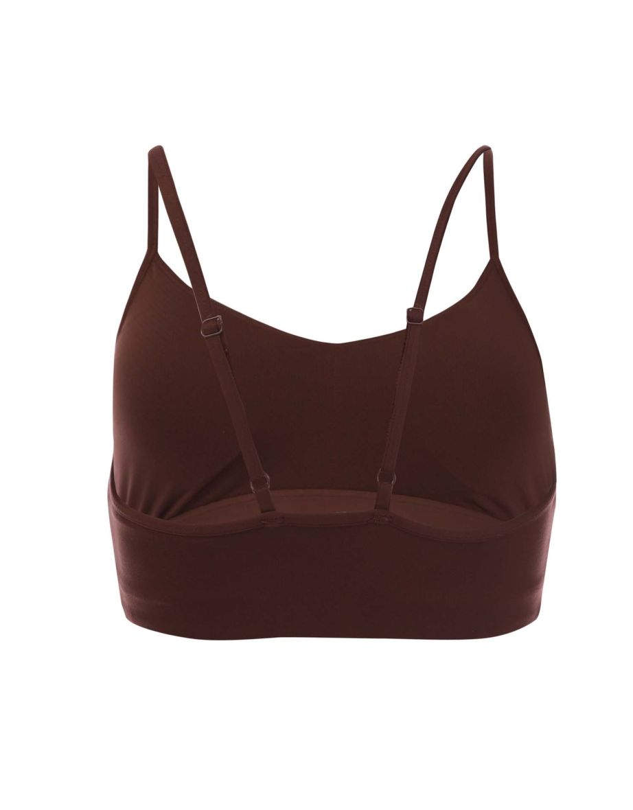 Women's Puma Move Yogini Bra in Brown - 1