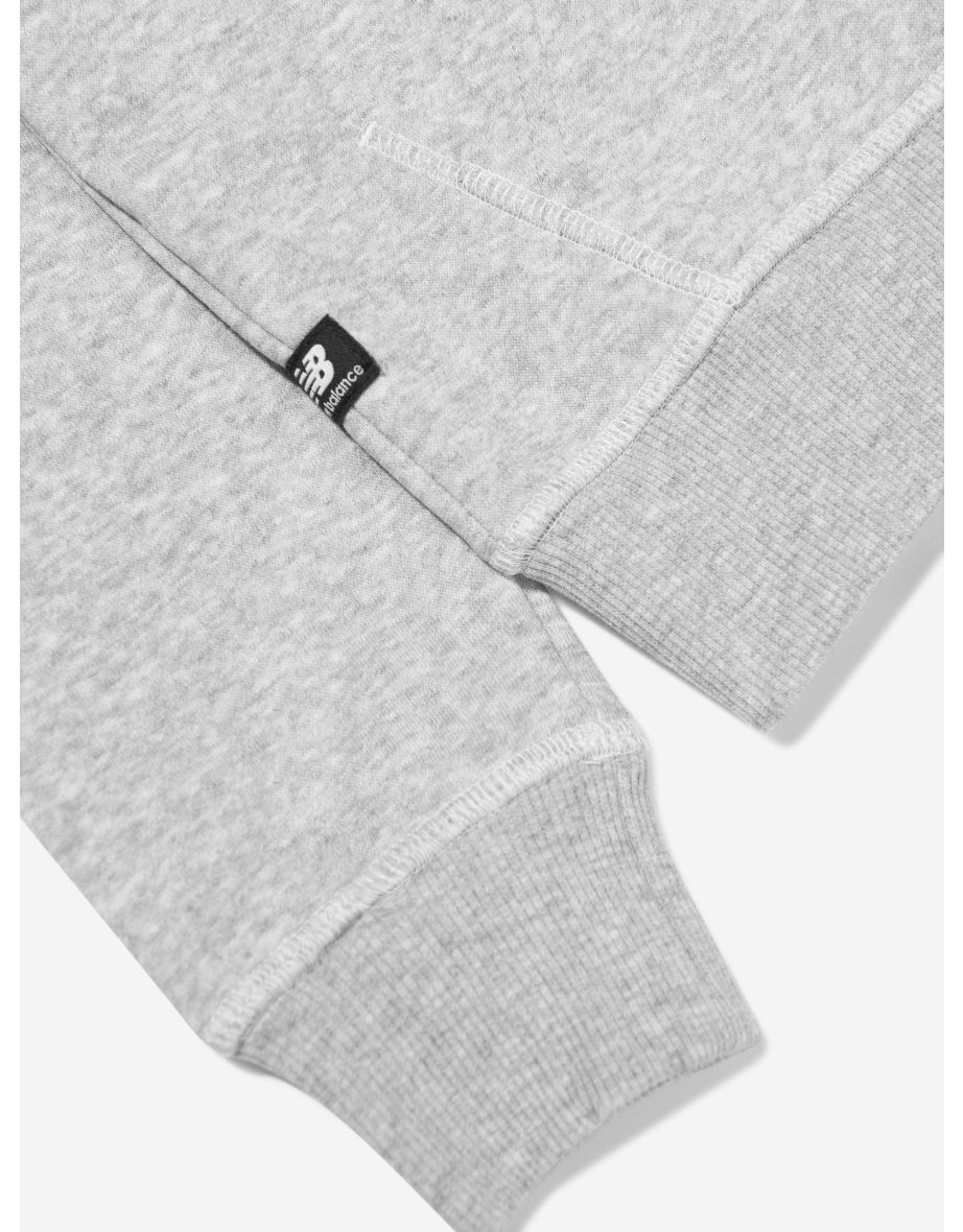 Kids Essentials Brushed Back Hoodie in Grey - 3