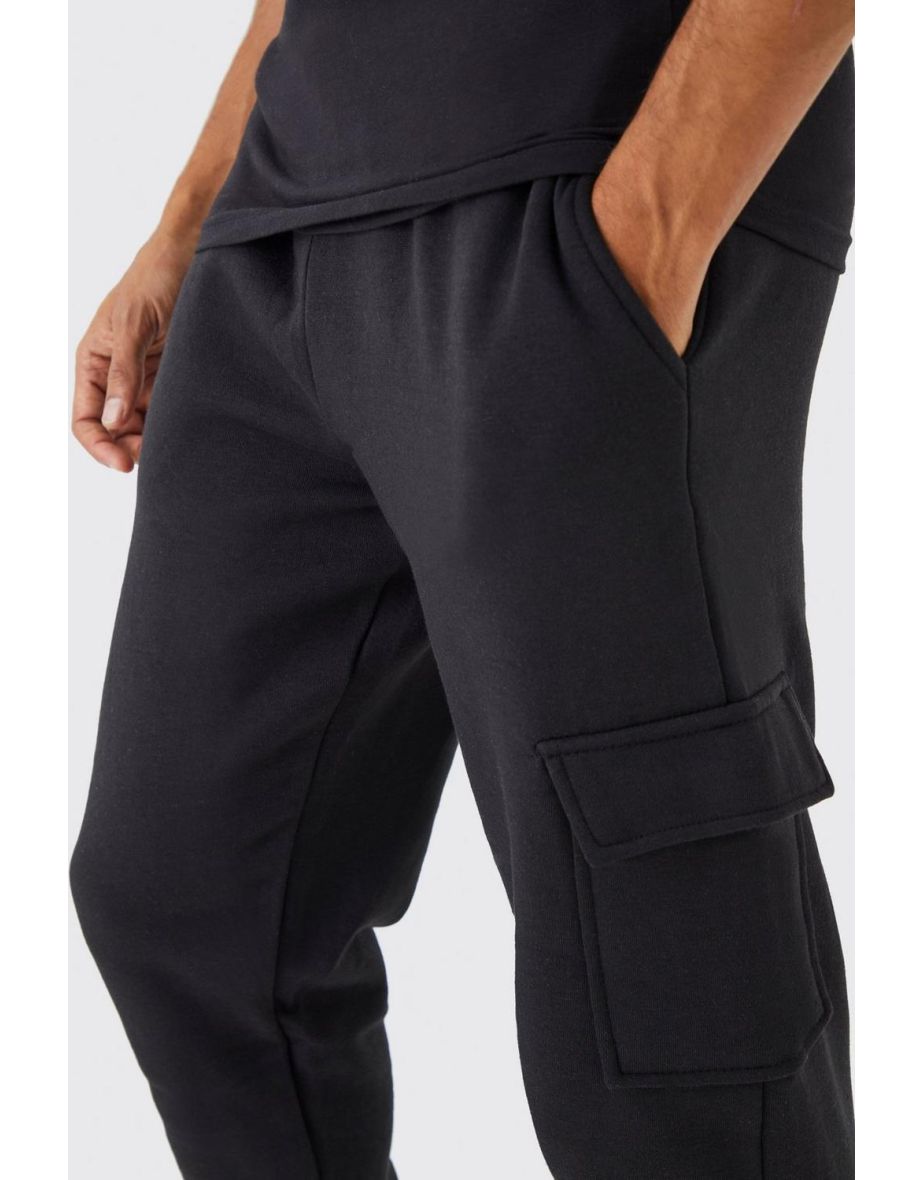 Regular Fit Cargo Jogger - black - 2