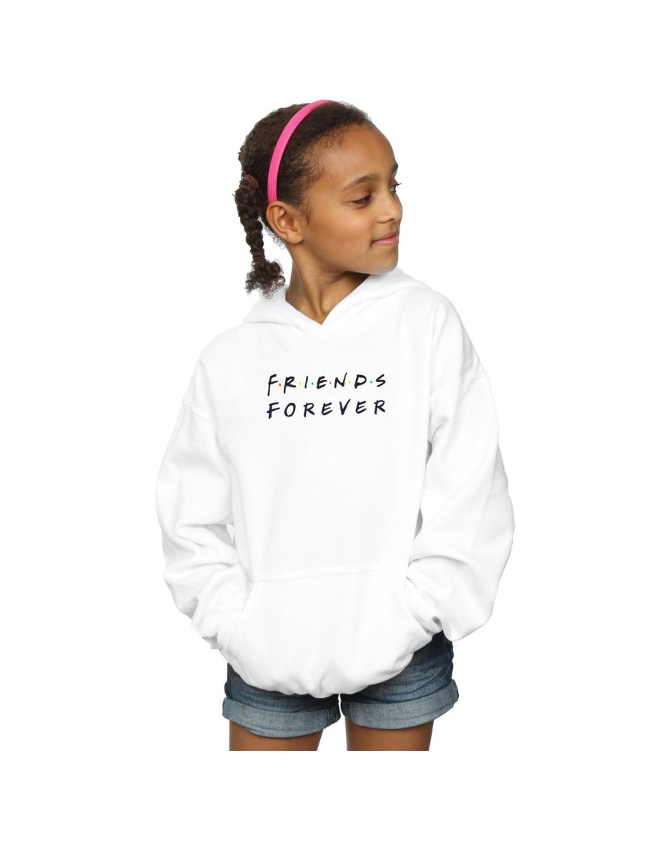 Friends Girls Forever Logo Hoodie - White
