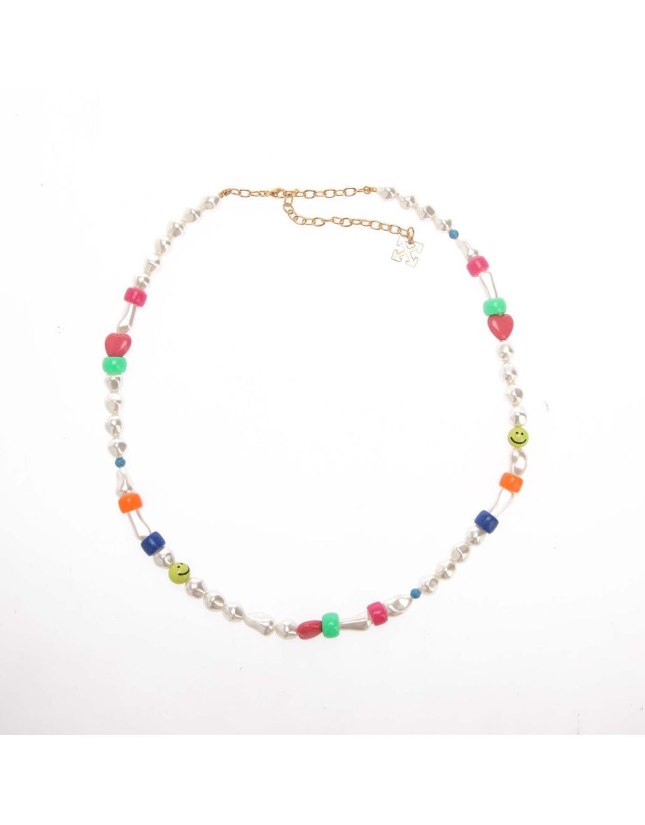 Accessories Off White Fun Pearl & Beads Necklace in other