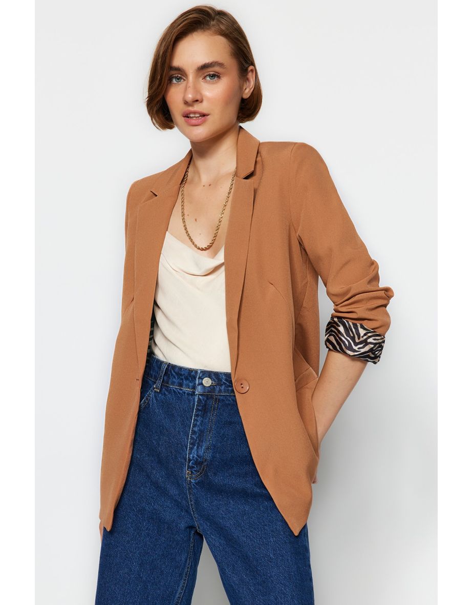 Blazer - Brown - Regular fit