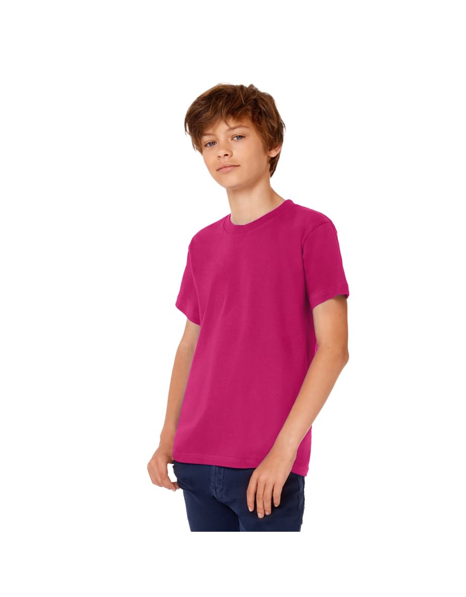B&C Kids/Childrens Exact 190 Short Sleeved T-Shirt (Pack of 2) - Sorbet
