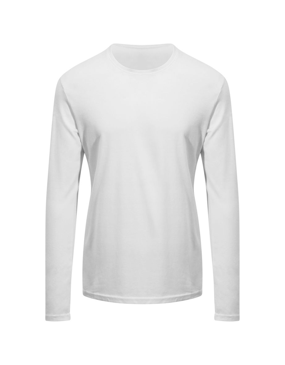 Ecologie Mens Erawan Organic Long-Sleeved T-Shirt - Arctic White