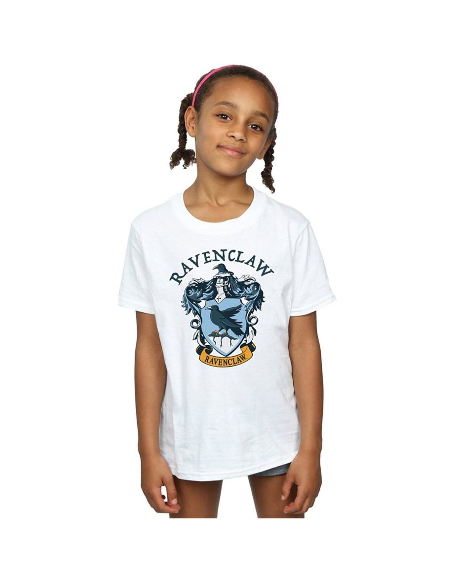 Harry Potter Girls Ravenclaw Cotton T-Shirt - White