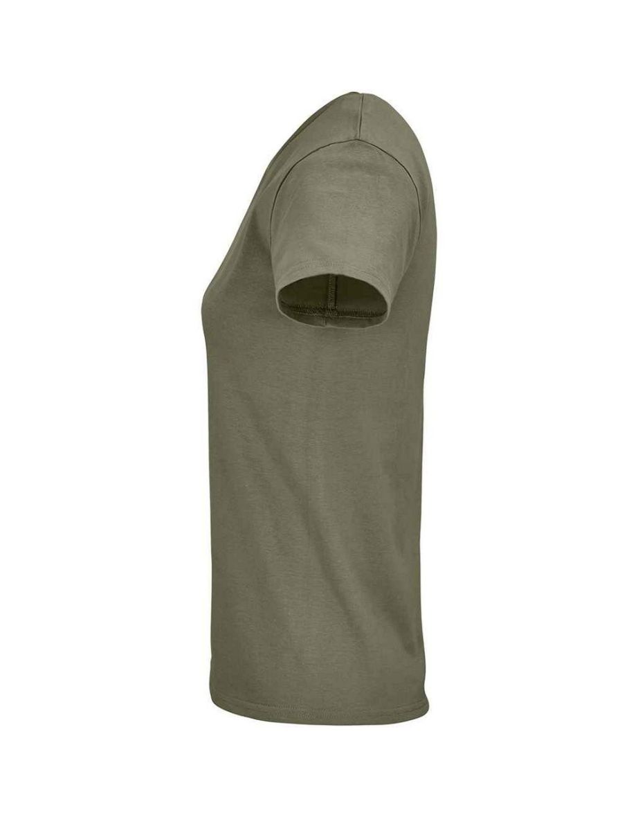 SOLS Womens/Ladies Crusader Organic T-Shirt - Khaki - 1