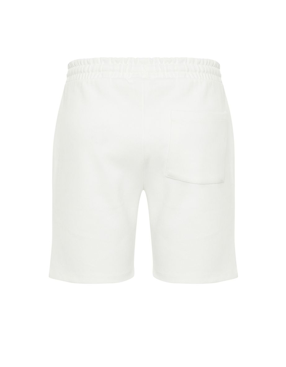 Men's Ecru Regular/Normal Fit Textured 100% Cotton Shorts - 7