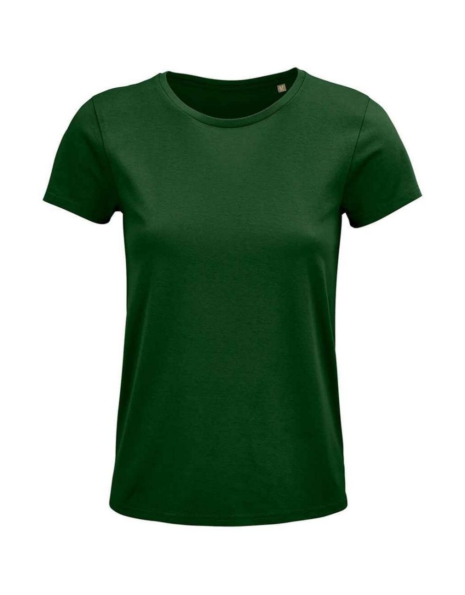 SOLS Womens/Ladies Crusader Organic T-Shirt - Bottle Green
