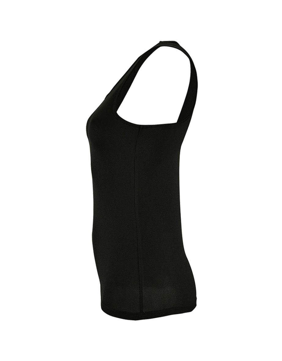 SOLS Womens/Ladies Sporty Performance Sleeveless Tank Top - Black - 2