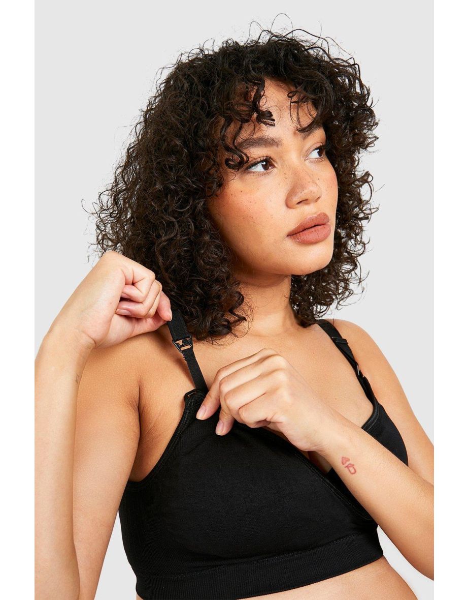 Maternity Wrap Nursing Bra - black - 3