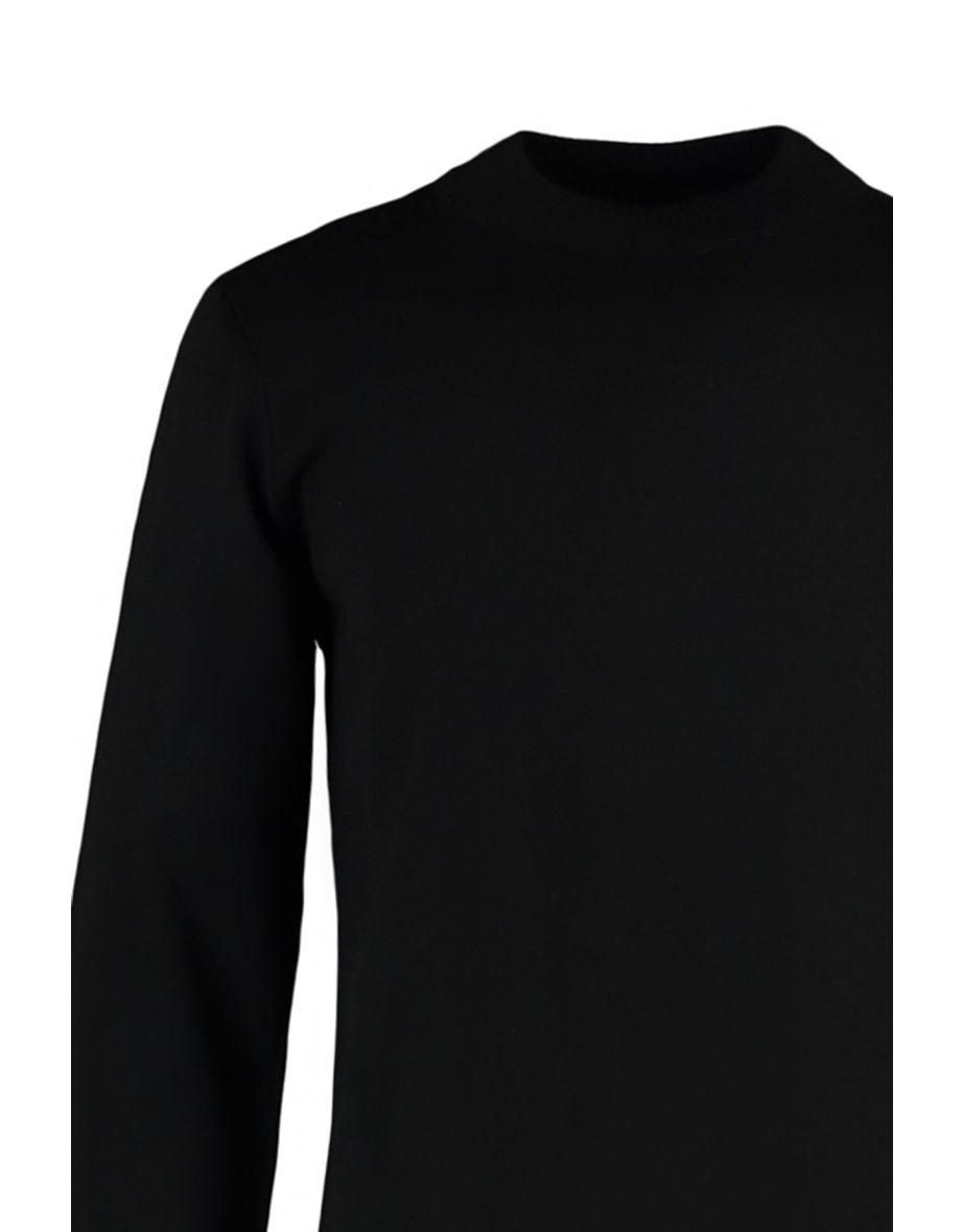 Sweater - Black - Slim fit - 7