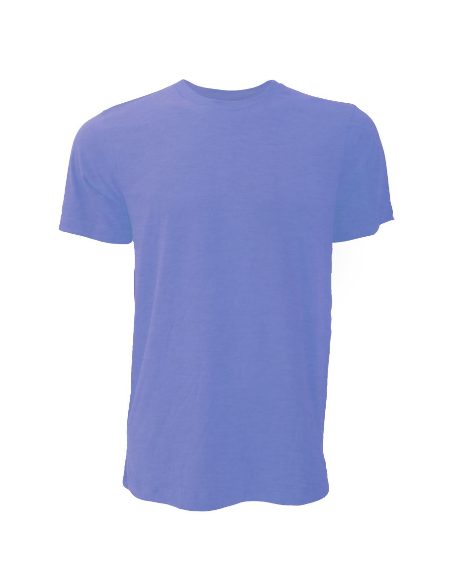 Canvas Unisex Jersey Crew Neck T-Shirt / Mens Short Sleeve T-Shirt - Heather Deep Teal