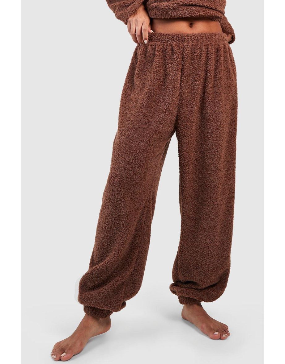 Fluffy Loungewear Jogger - chocolate - 3
