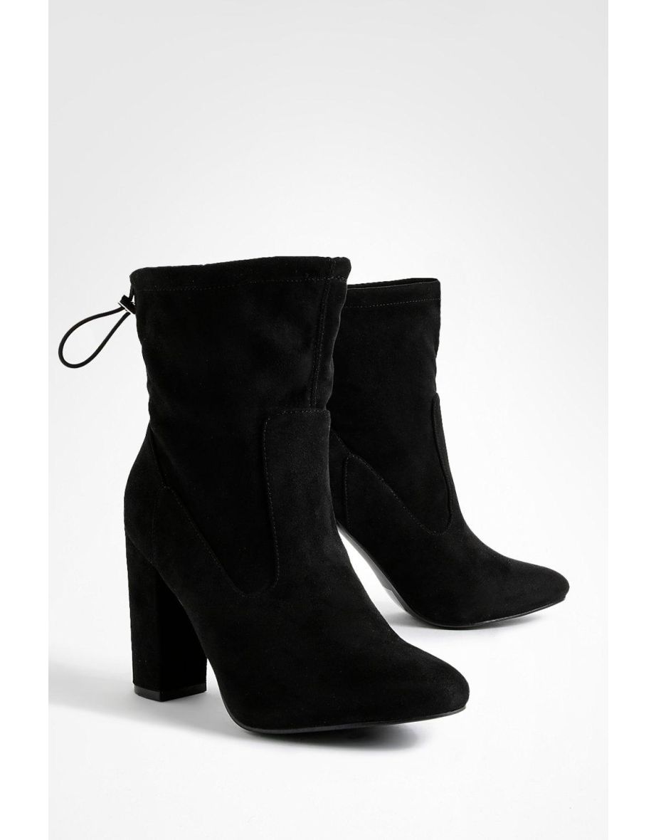 Faux suede sock on sale boots