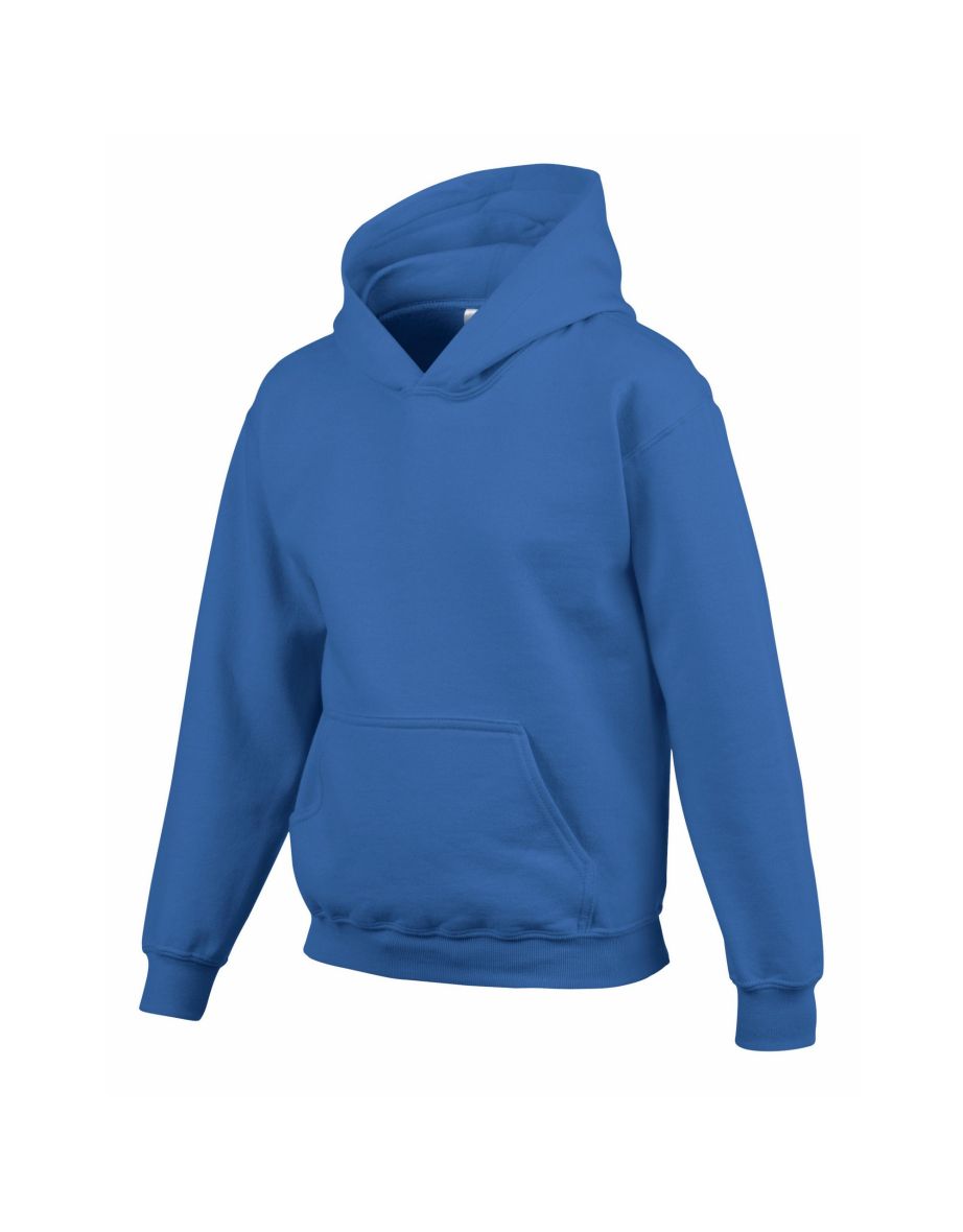Gildan Childrens/Kids Heavy Blend Hoodie - Royal Blue - 2