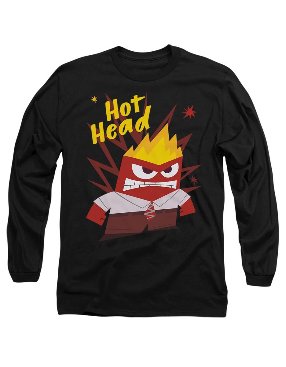 Inside Out 2 Adult Anger T-Shirt - Black