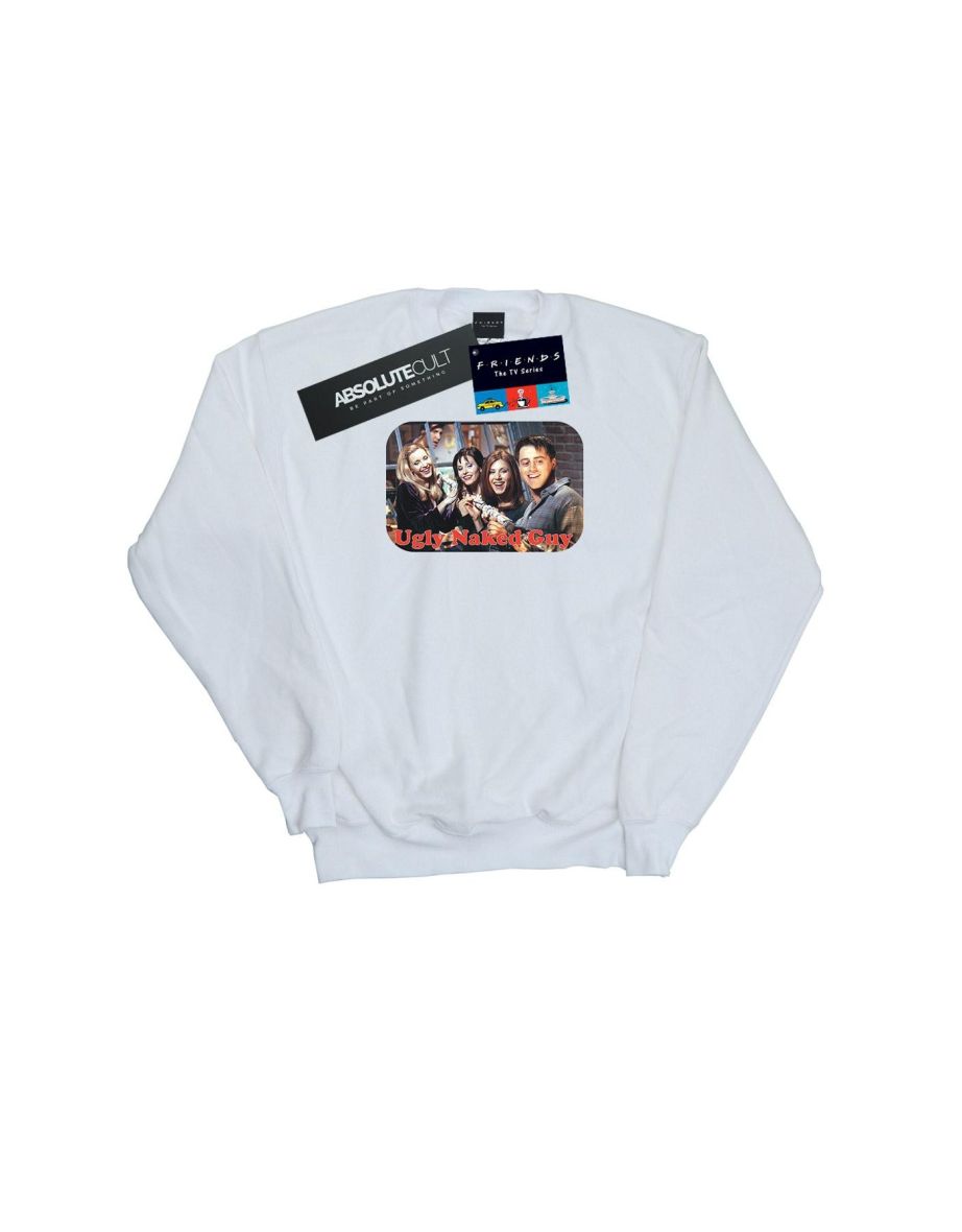 Friends Boys Ugly Naked Guy Sweatshirt - White