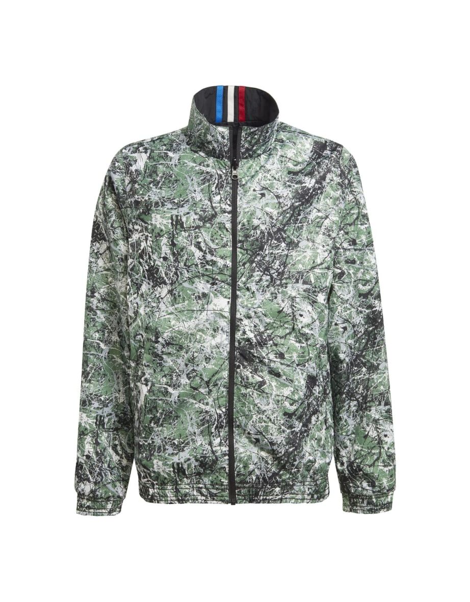 Boy's adidas Juniors Manchester United Stone Roses Jacket in Black