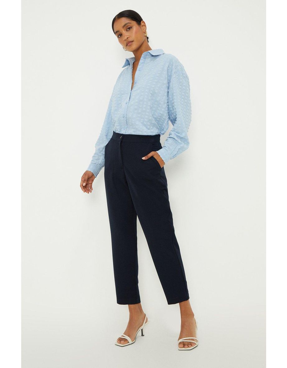 MARKS & SPENCER Tapered Ankle Grazer Trousers, Women's Fashion, Bottoms,  Other Bottoms on Carousell