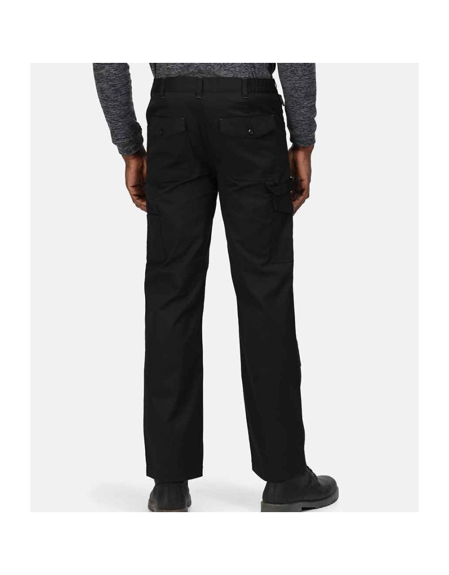 Regatta Mens Cargo Trousers - Black - 3