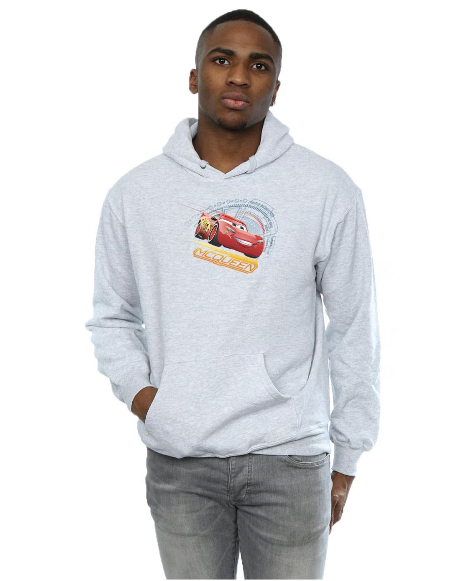 Shop Disney Mens Cars Lightning McQueen Hoodie Sports Grey Online in Bahrain VogaCloset