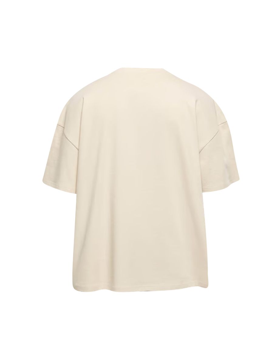 Mens Plain Ultra Heavyweight T-Shirt - Sand - 1