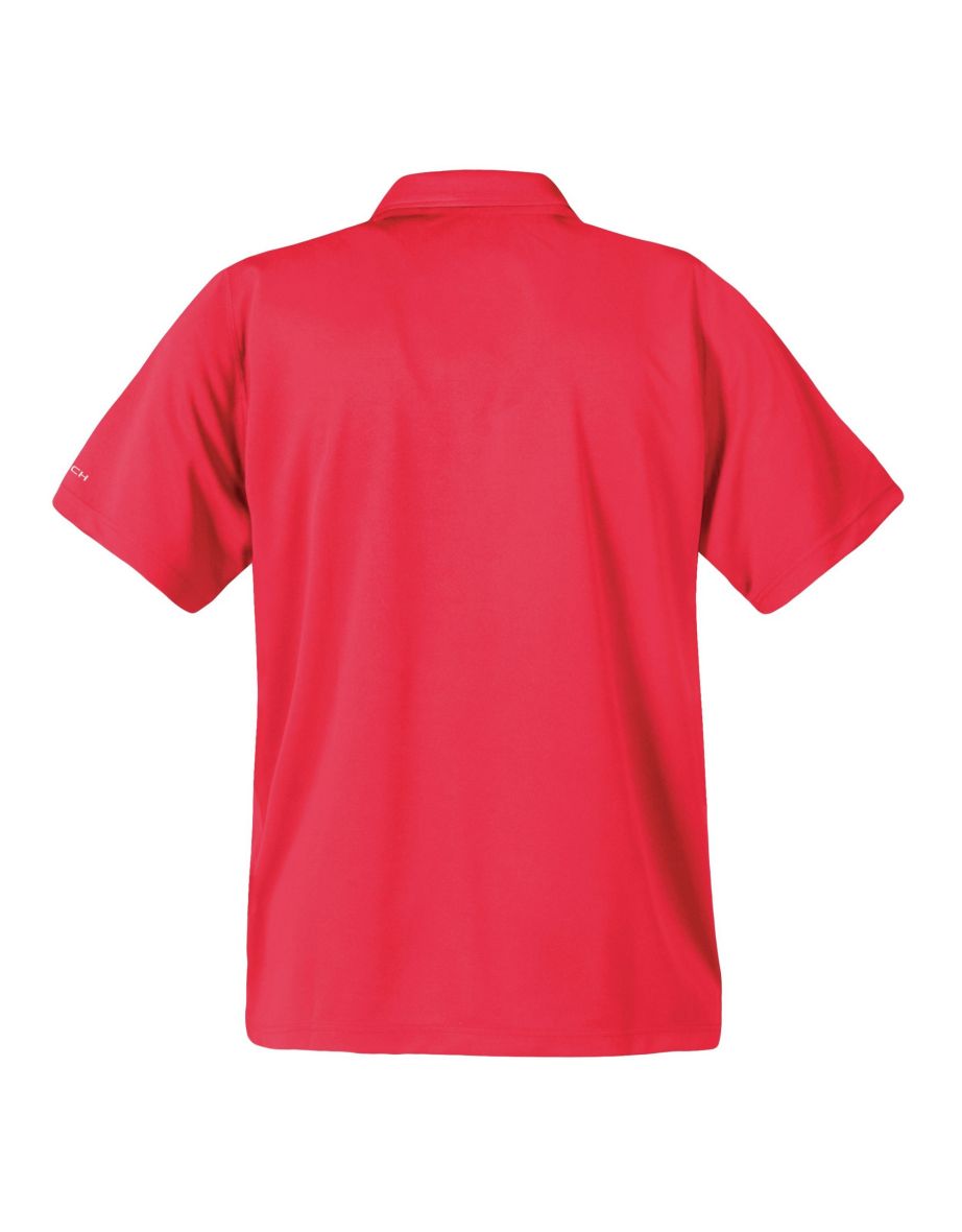 Stormtech Mens Short Sleeve Sports Performance Polo Shirt - Scarlet Red - 1