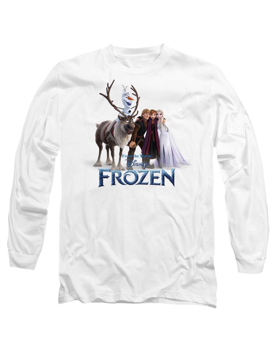 Frozen  Adult Group Photo T-Shirt - White