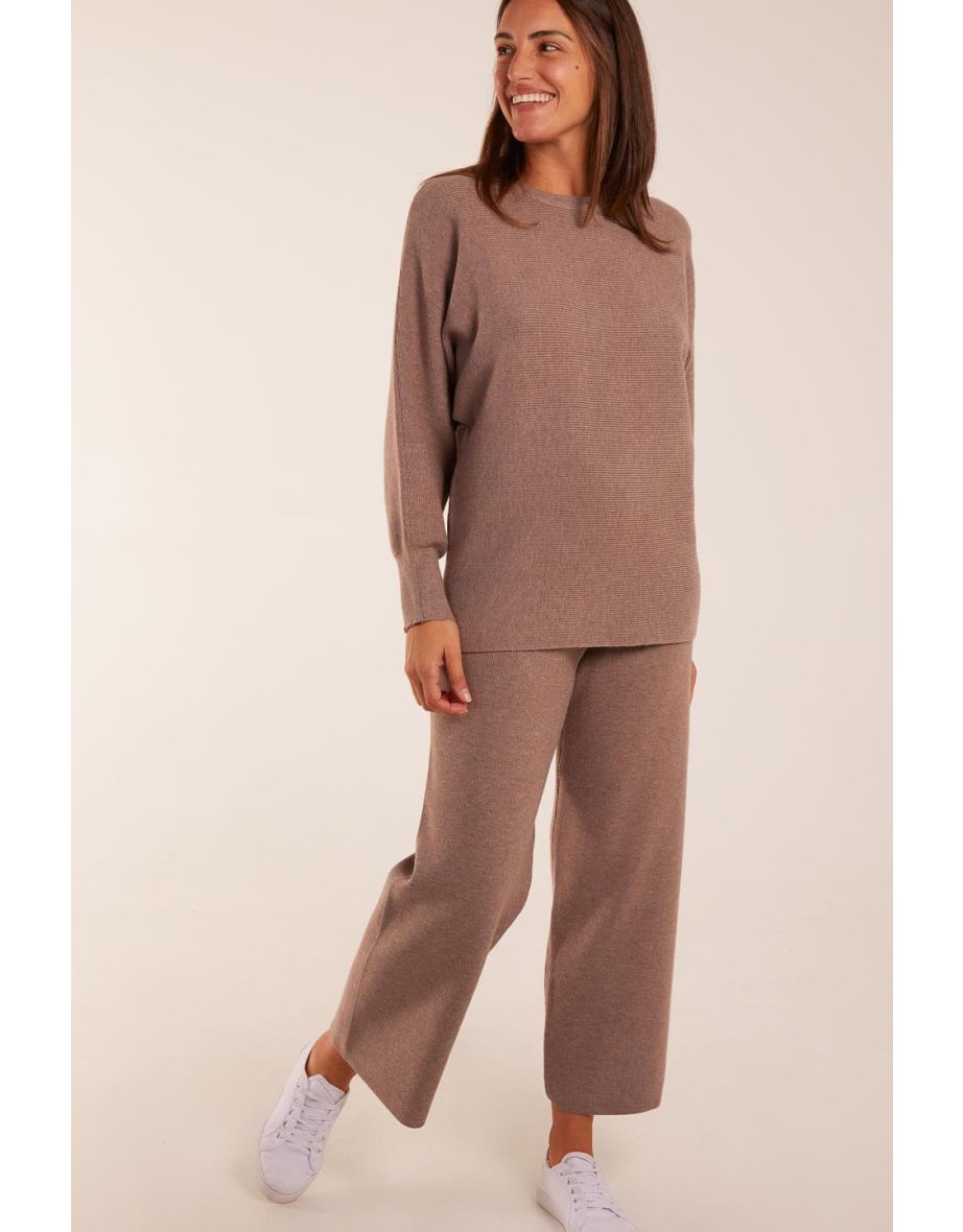 Ribbed Knitted Lounge Set