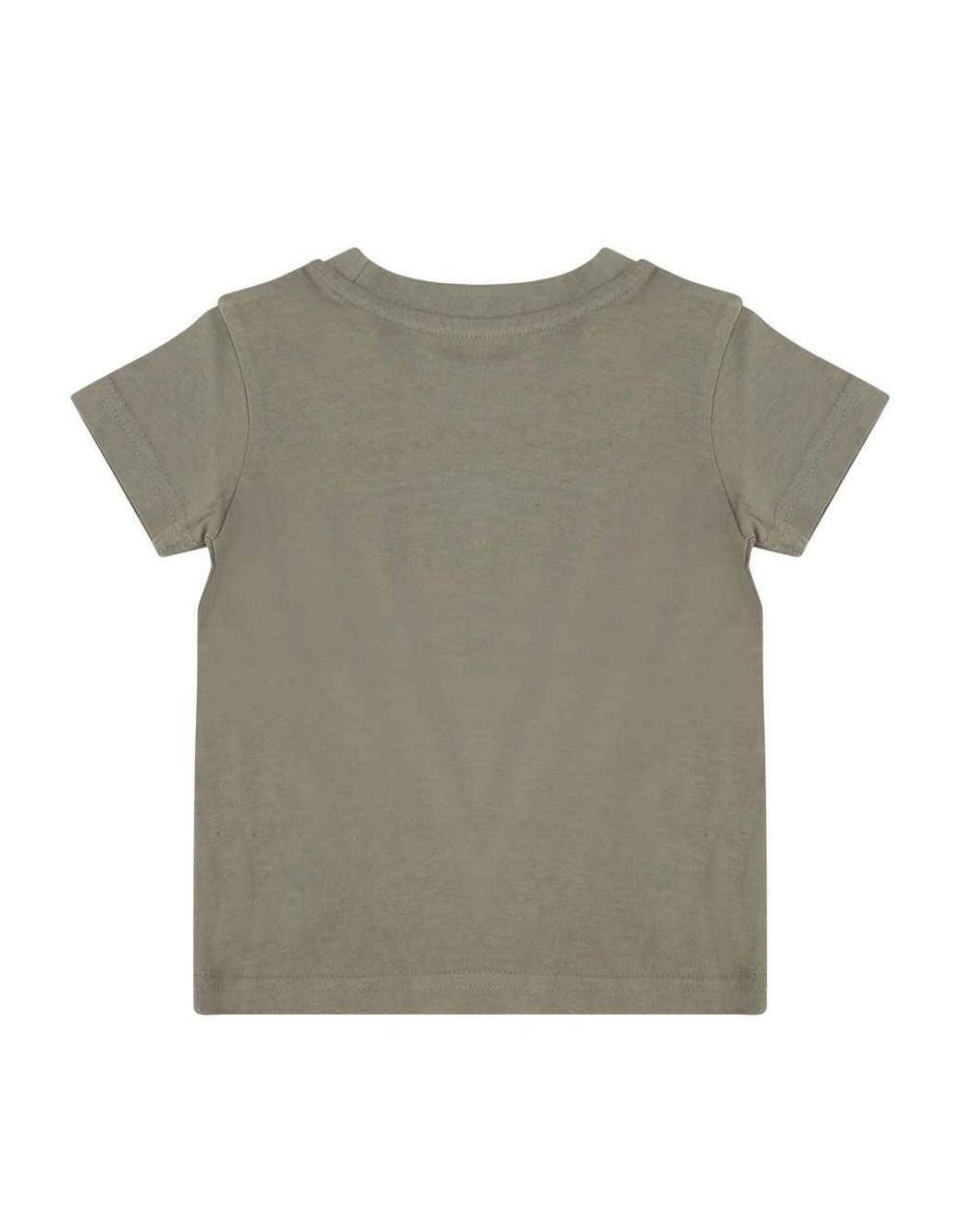 Larkwood Baby Plain T-Shirt - Khaki Green - 1