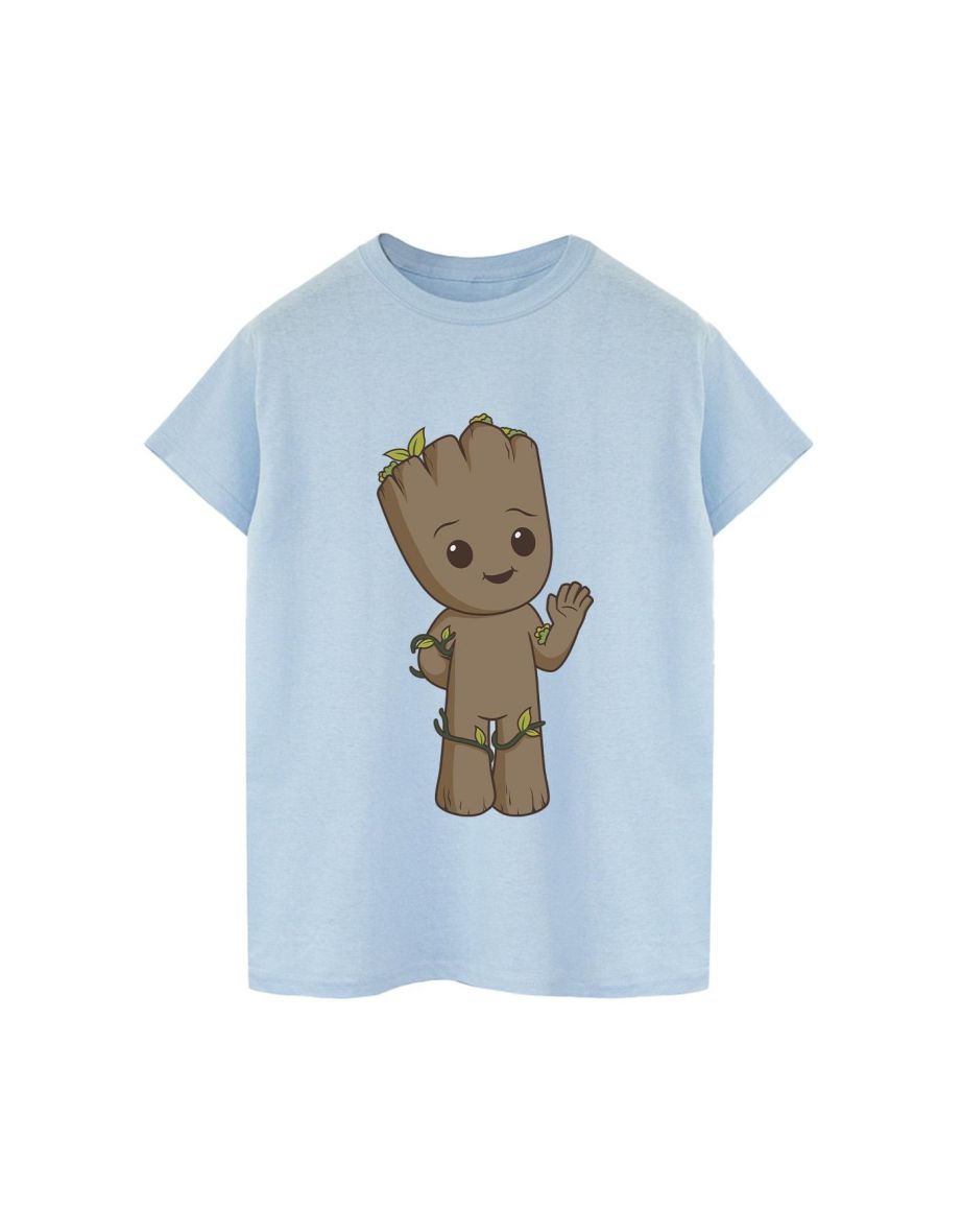 Marvel Mens I Am Groot Cute Groot T-Shirt - Baby Blue - 1
