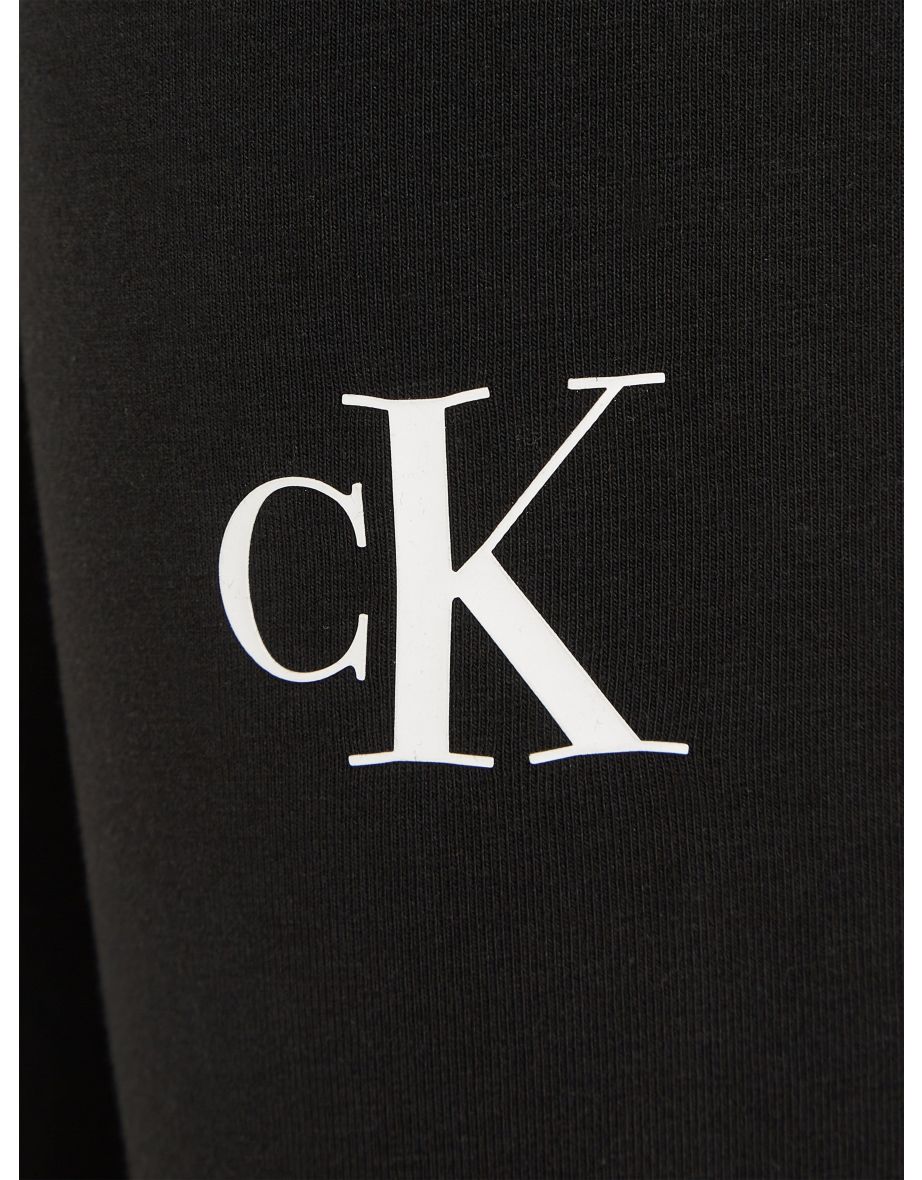 Girls CK Logo Leggings in Black - 2