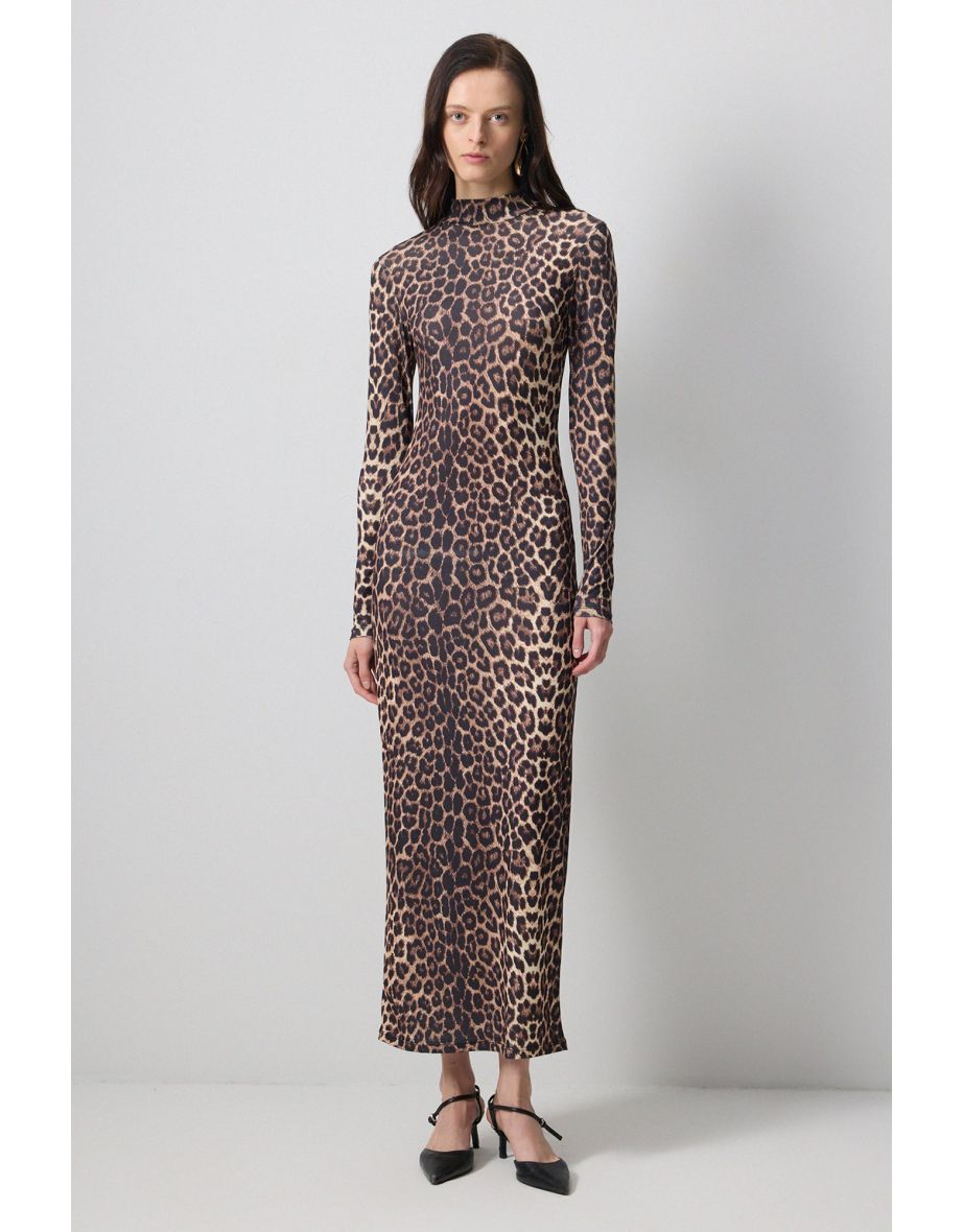 LEOPARD PATTERNED DRESS