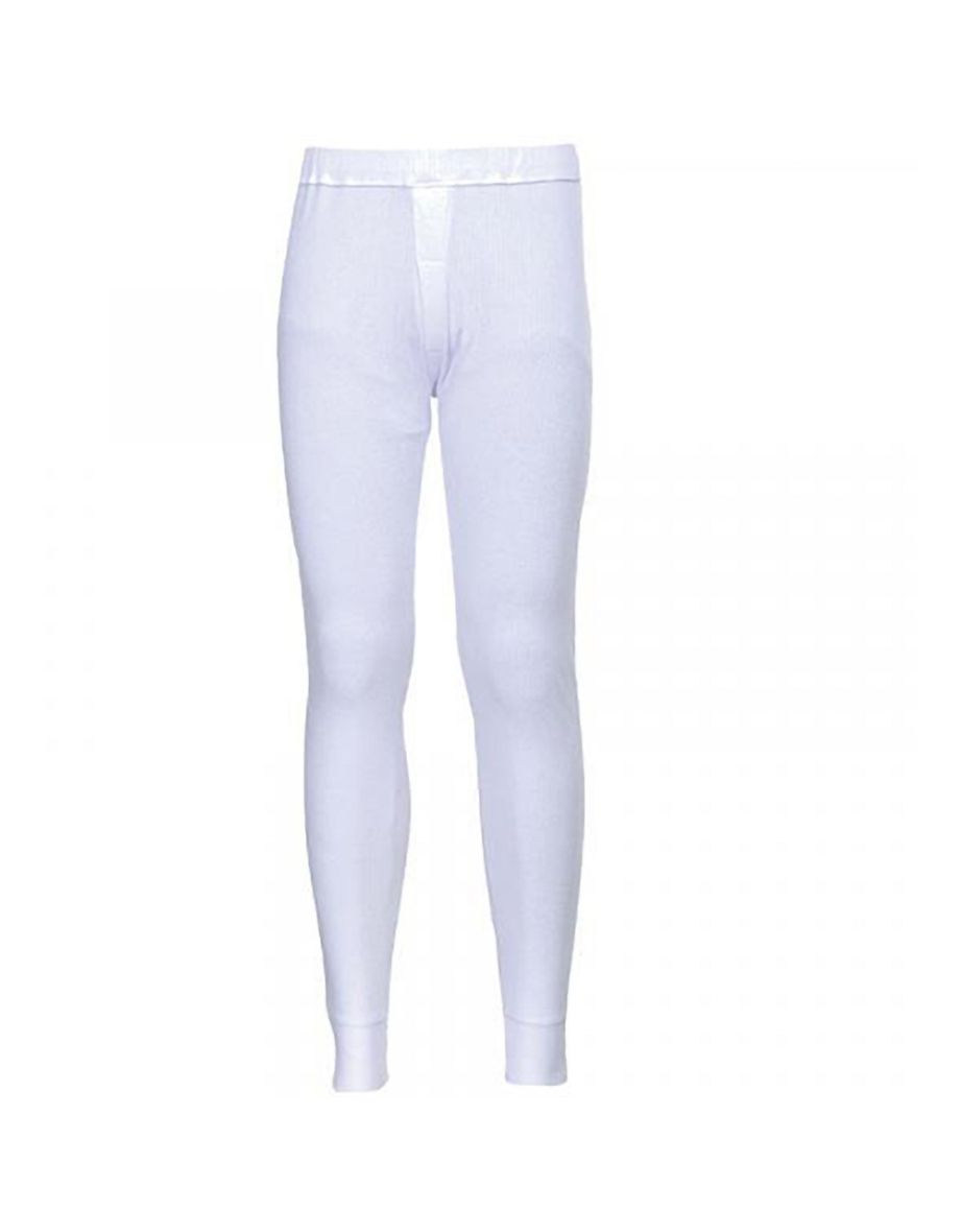 Portwest Mens Thermal Underwear Trousers (B121) / Bottoms - White - 1