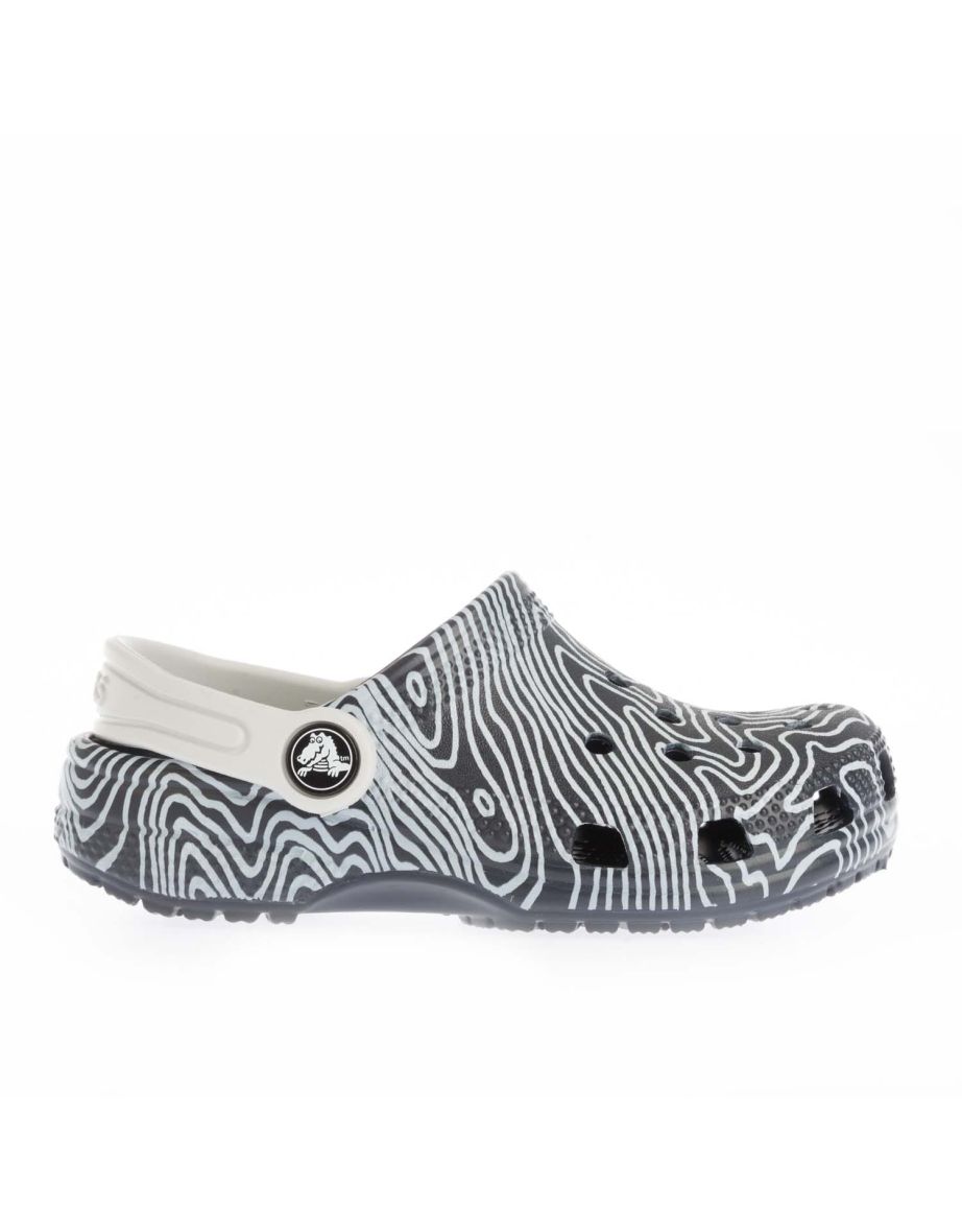 Boy's Crocs Juniors Classic Topgraphic Clogs in Blue