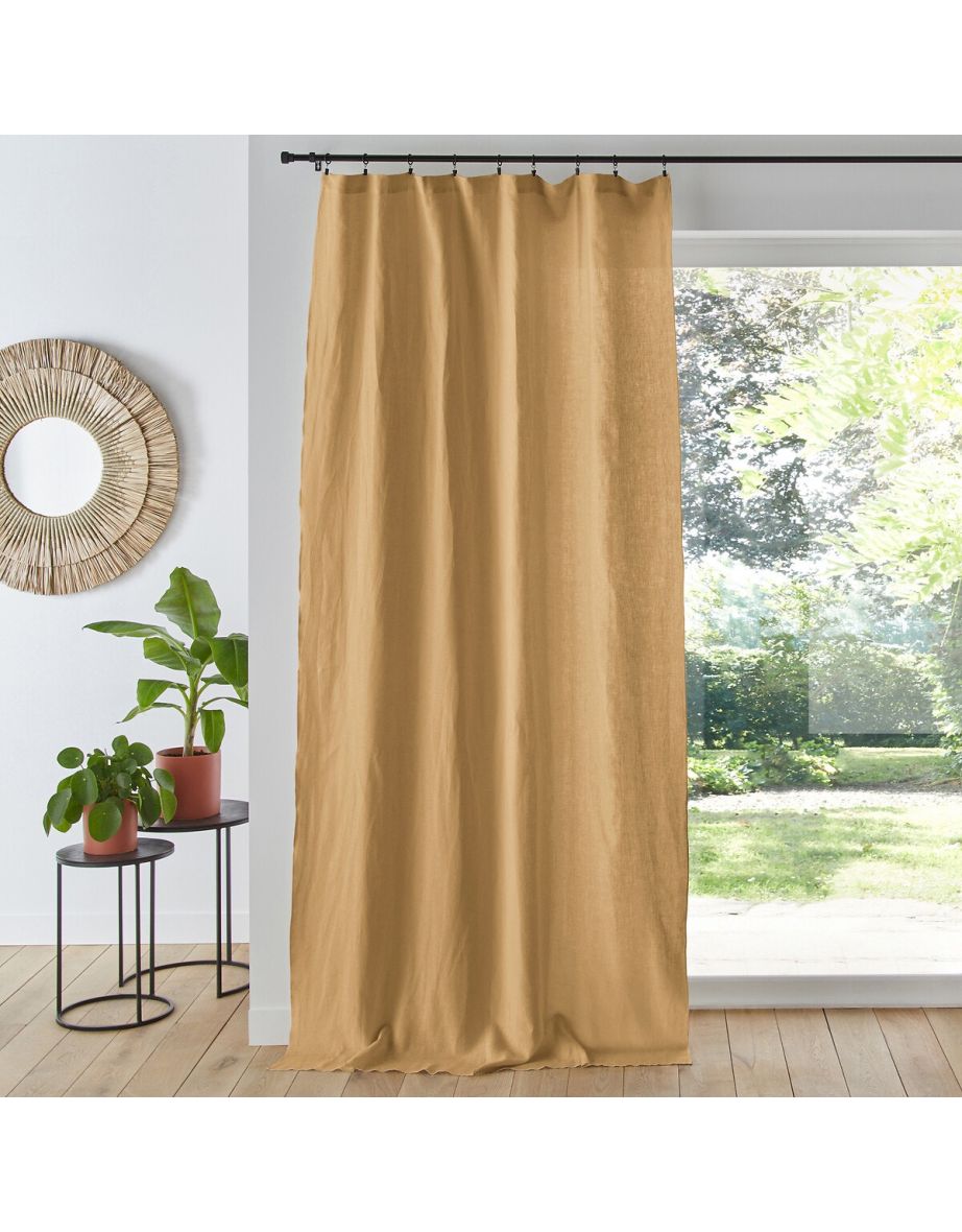 Onega Washed Linen Single Voile Panel