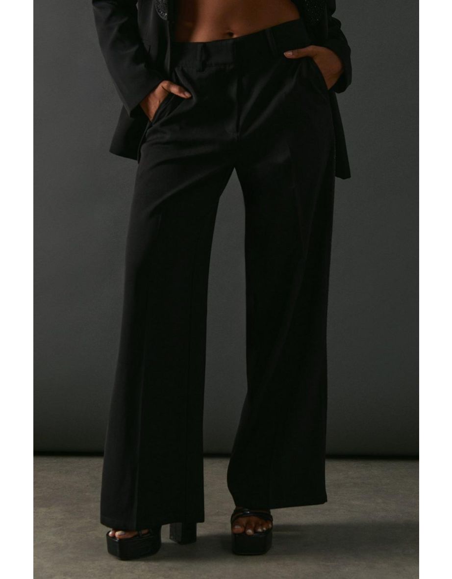 Hotfix Side Panel Wide Leg Tailored Trouser