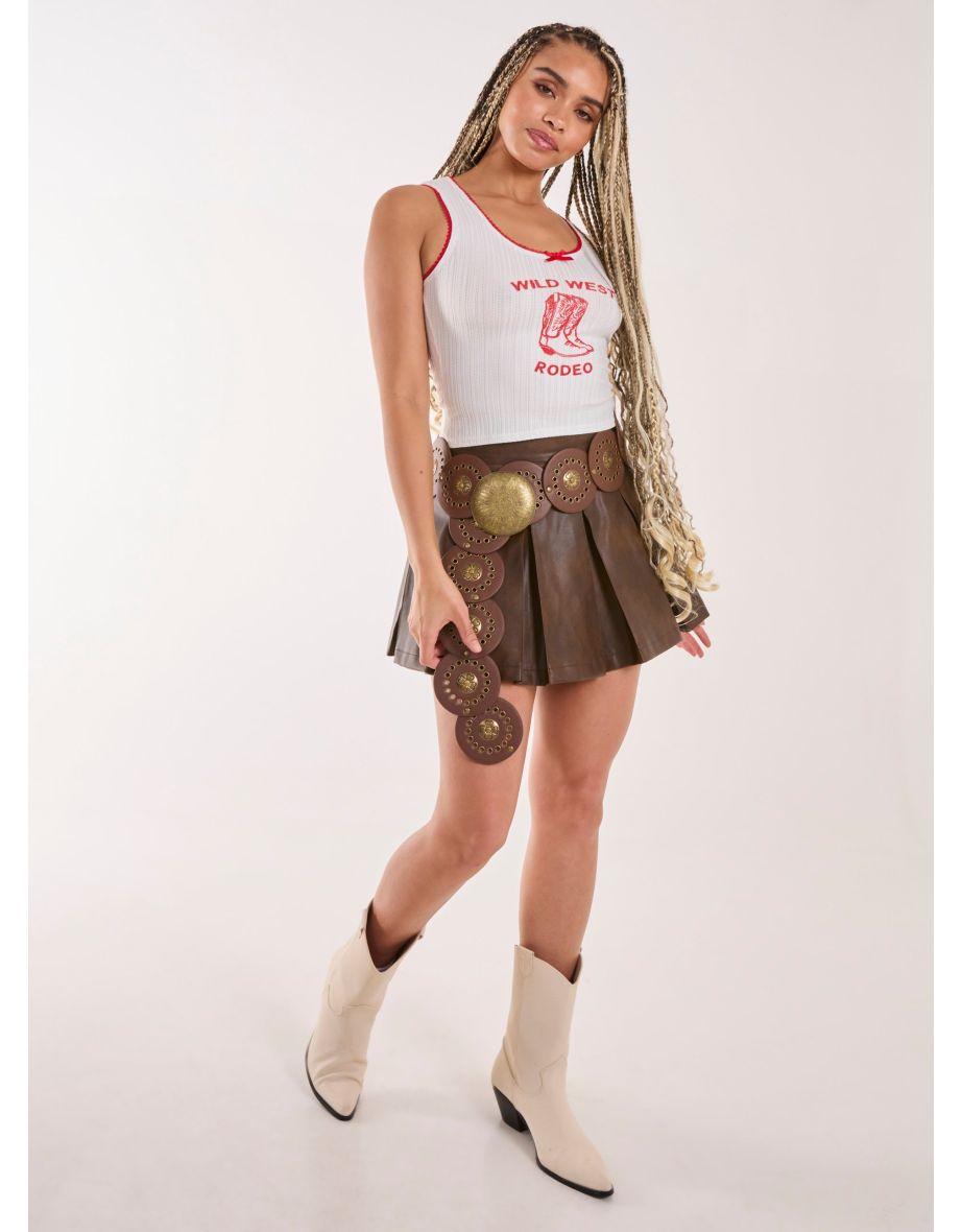 Wild West Lace Detail Vest