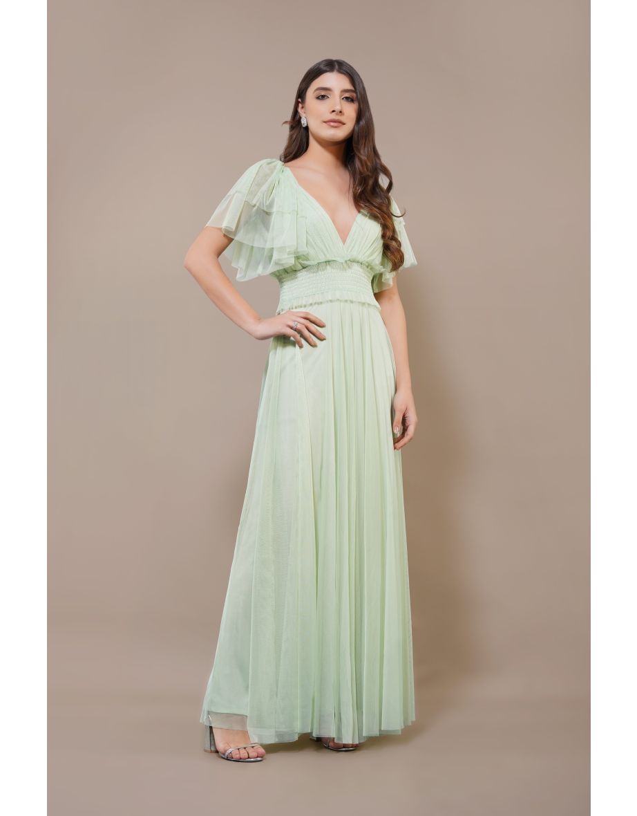 Shelby Maxi Dress in Sage Green