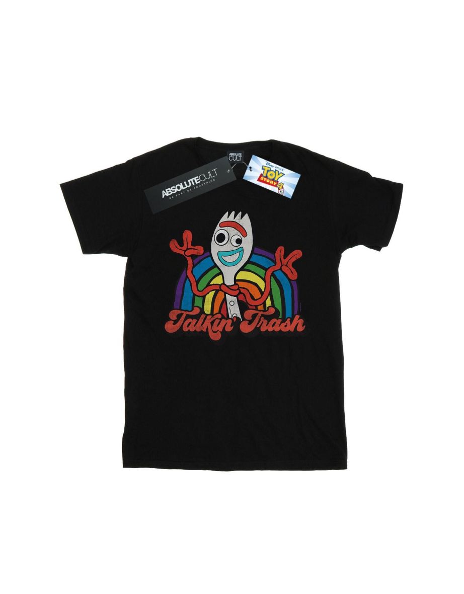 Disney Boys Toy Story 4 Forky Talkin´ Trash T-Shirt - Black - 1