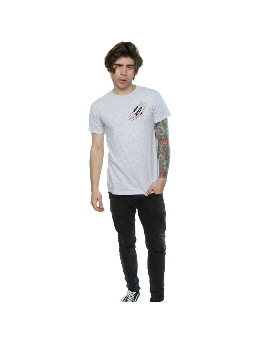 Supernatural Mens Symbol Scratch T-Shirt - Sports Grey - 3