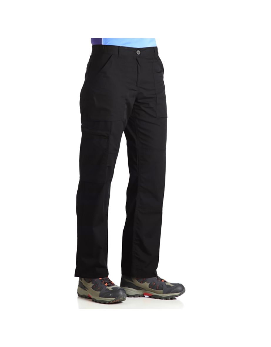 Regatta Ladies New Action Trouser (Long) / Pants - Black - 2