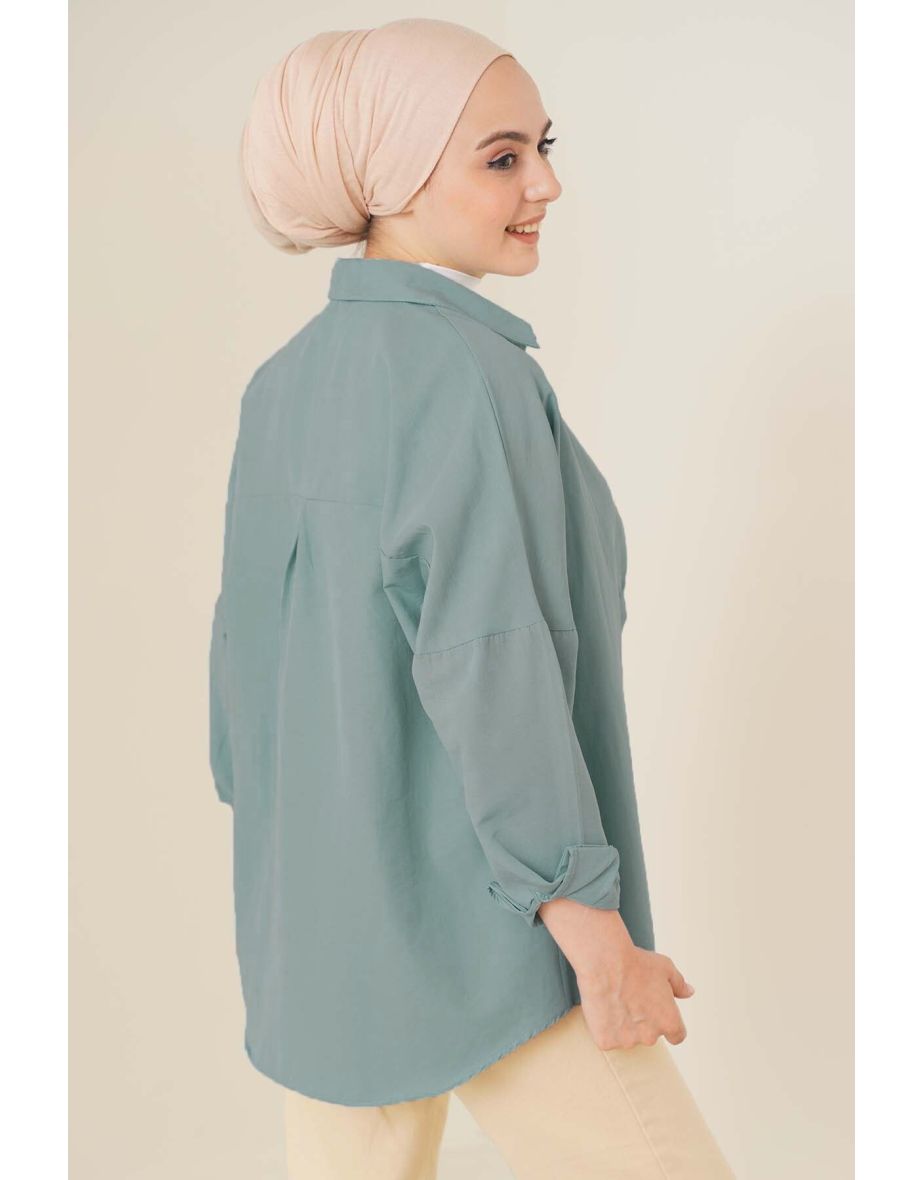 Oversized Basic Hijab Shirt - 1