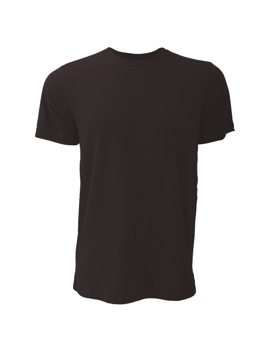 Canvas Unisex Jersey Crew Neck T-Shirt / Mens Short Sleeve T-Shirt - Dark Grey