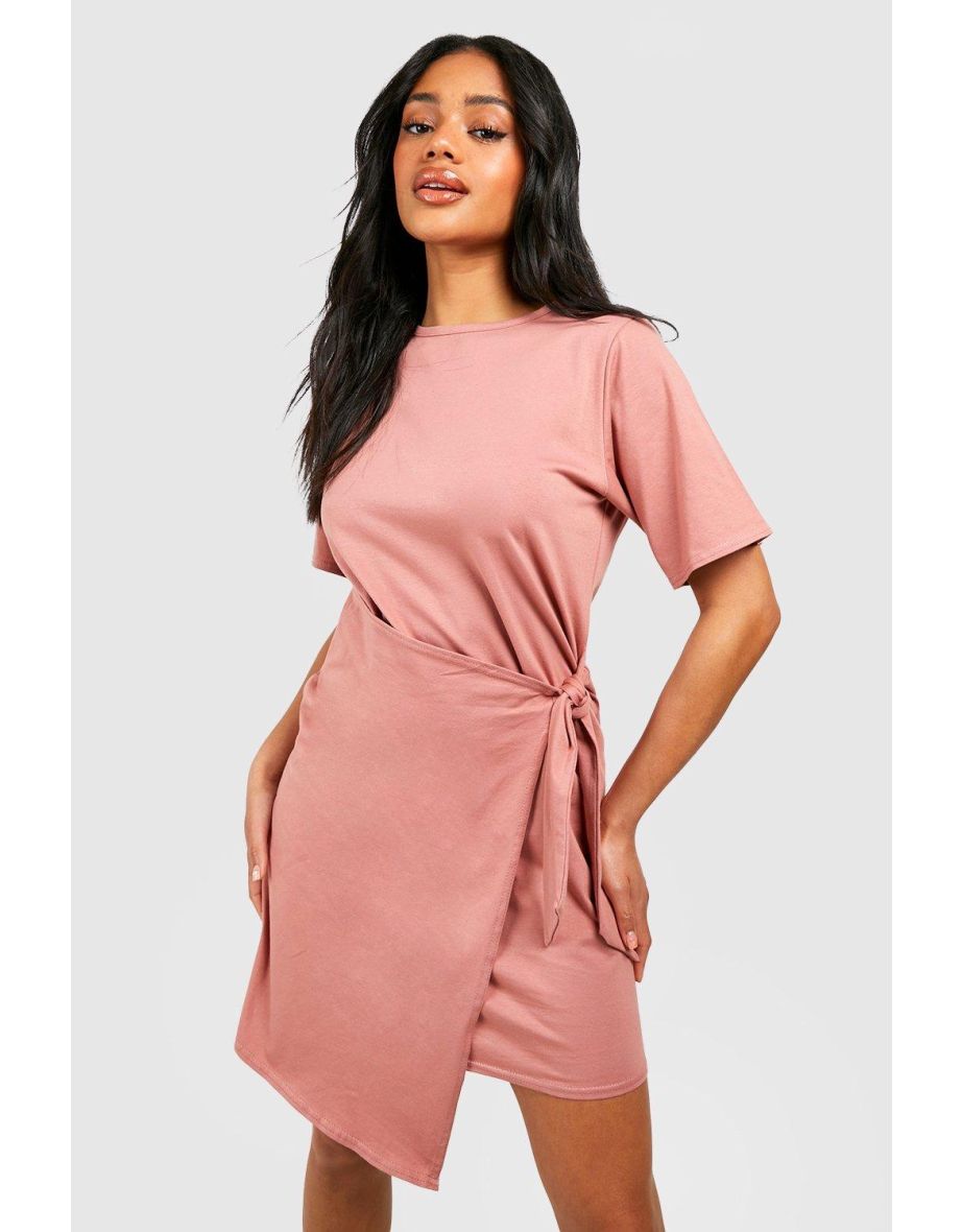 T shirt wrap dress online