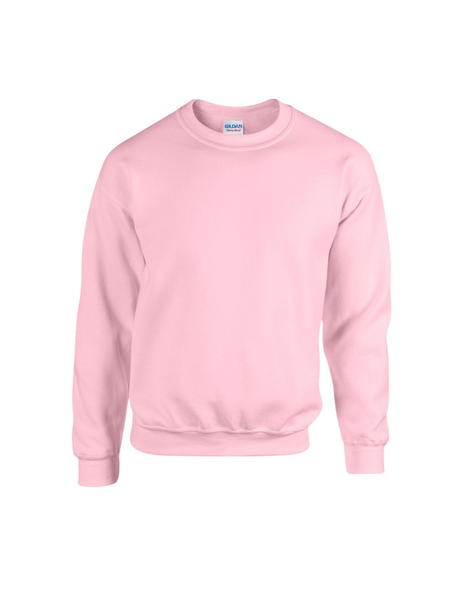 Gildan Mens Heavy Blend Sweatshirt - Light Pink