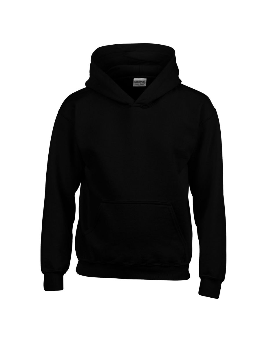 Gildan Childrens/Kids Heavy Blend Hoodie - Black