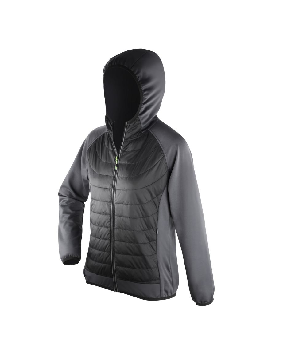 Spiro Womens/Ladies Zero Gravity Showerproof Jacket - Black/Charcoal