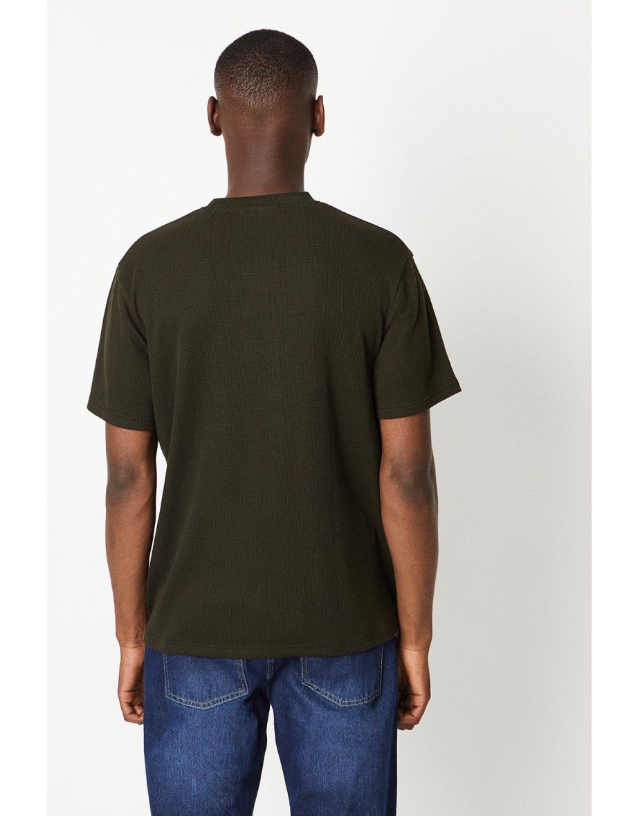 Waffle Oversized T-shirt - 2